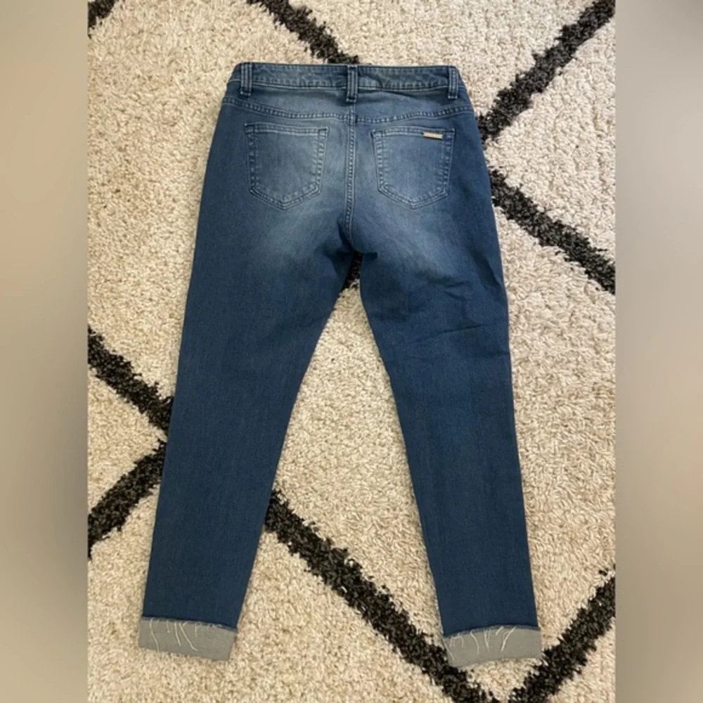 Michael Kors Izzy Skinny Ankle Jeans with Rolled Cuff -‎ 4